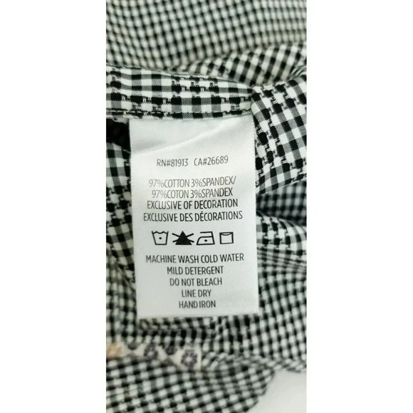 Robert Graham Modern America Tailored Fit Size Medium Men's Black White Check - Picture 11 of 11